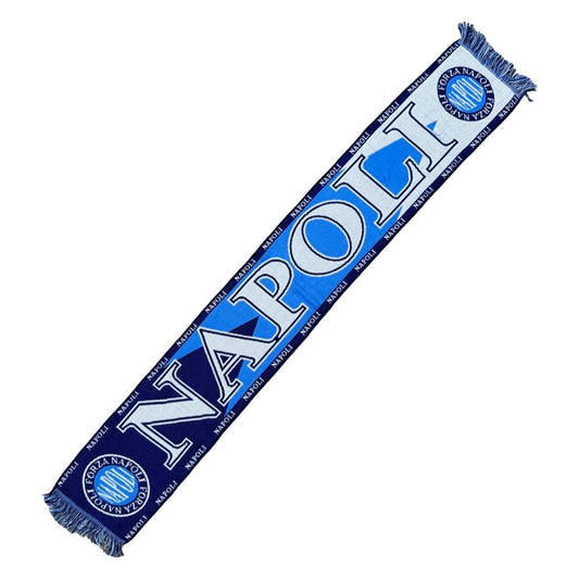 Woven Napoli Football Spell Out Scarf