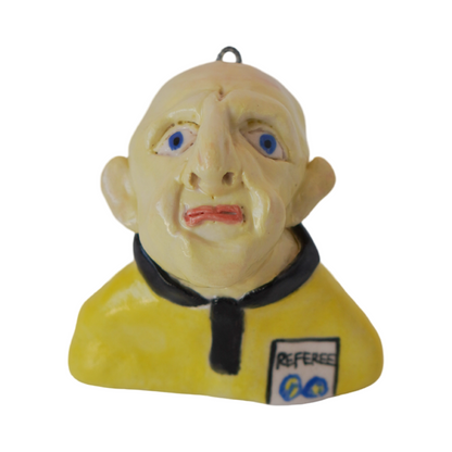 Ceramic Collina Head Keychain by FOOT POTT
