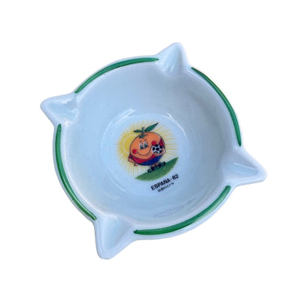 Naranjito Spain 82 World Cup Mascot Ceramic Ash Tray