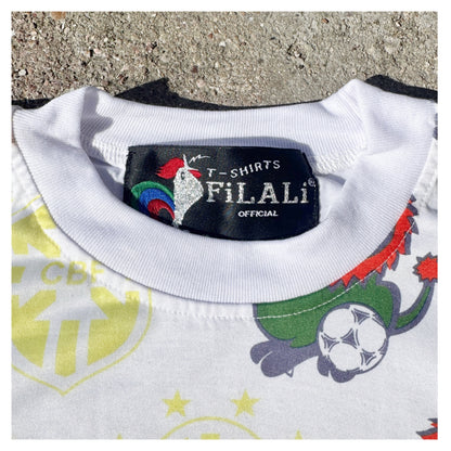Vintage Brazil V Morocco France 98 Football Fan Shirt