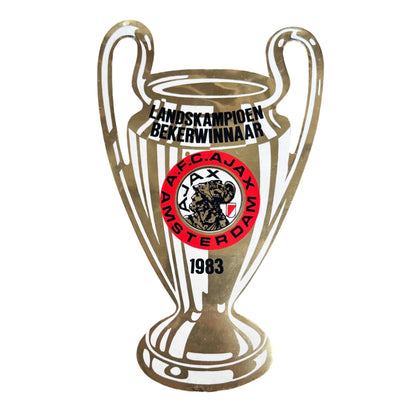 Large 1983 Ajax Unused European Cup Sticker
