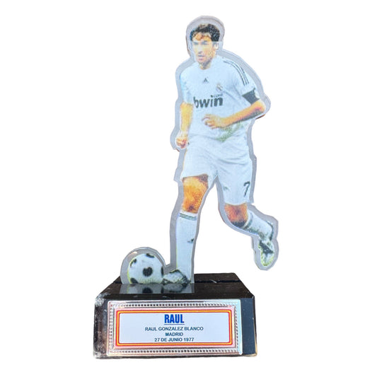 Vintage Raul Galácticos Real Madrid Statue