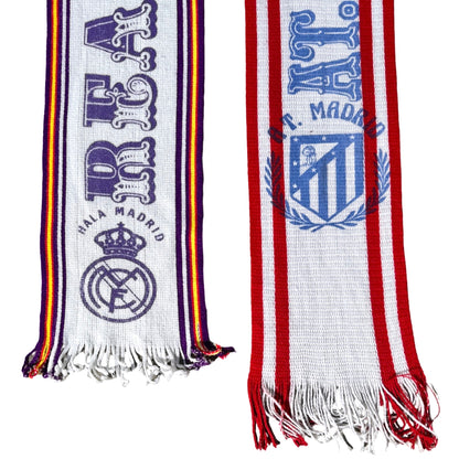 80s Football Scarfs Real Madrid / Atlético Madrid