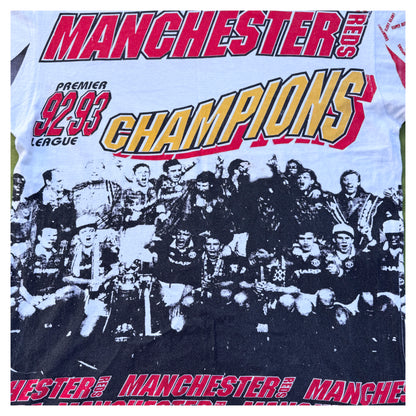 Manchester United Bootleg AOP Vintage 92/93 Football T-Shirt