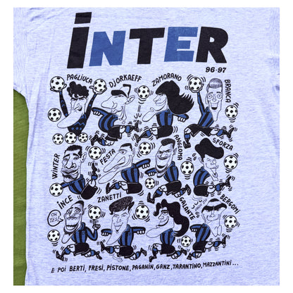 Old School Inter Milan Caricature T-Shirt