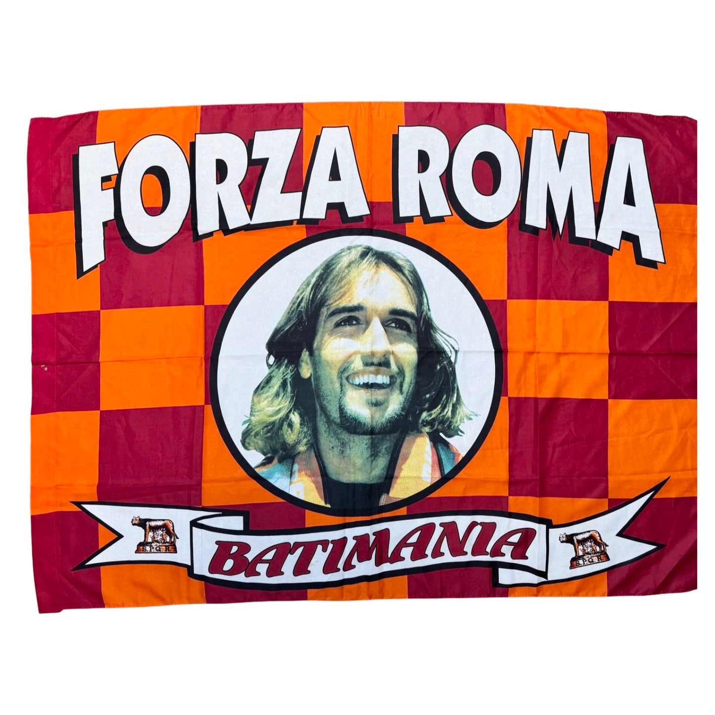 Vintage Batistuta Roma Flag (Batimania)