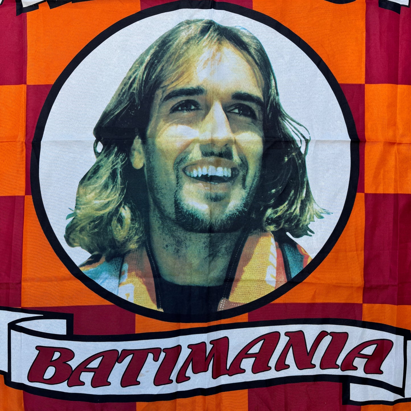 Vintage Batistuta Roma Flag (Batimania)