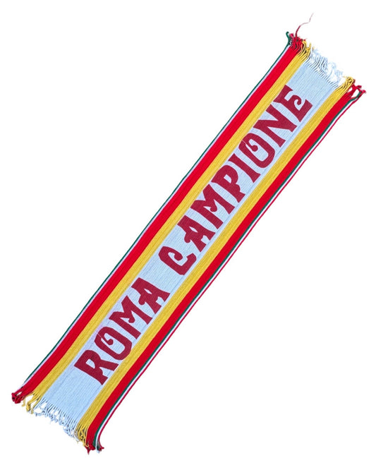 Vintage Early 90s Woven Roma Football Scarf