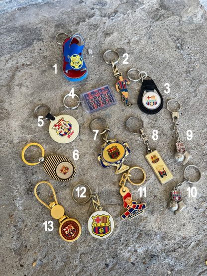 13 Vintage Barcelona Keyrings