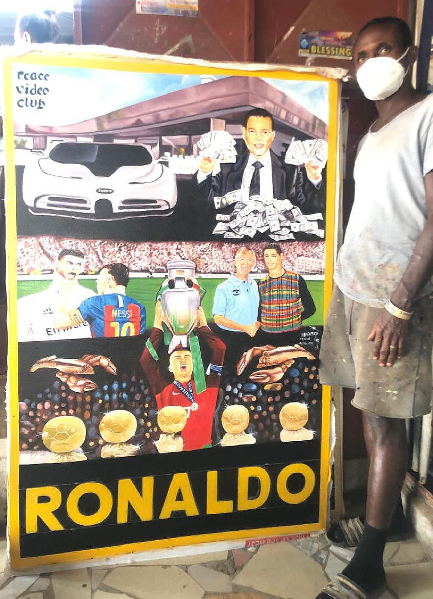 CR7 Ronaldo - Deadly Prey Print by Magasco