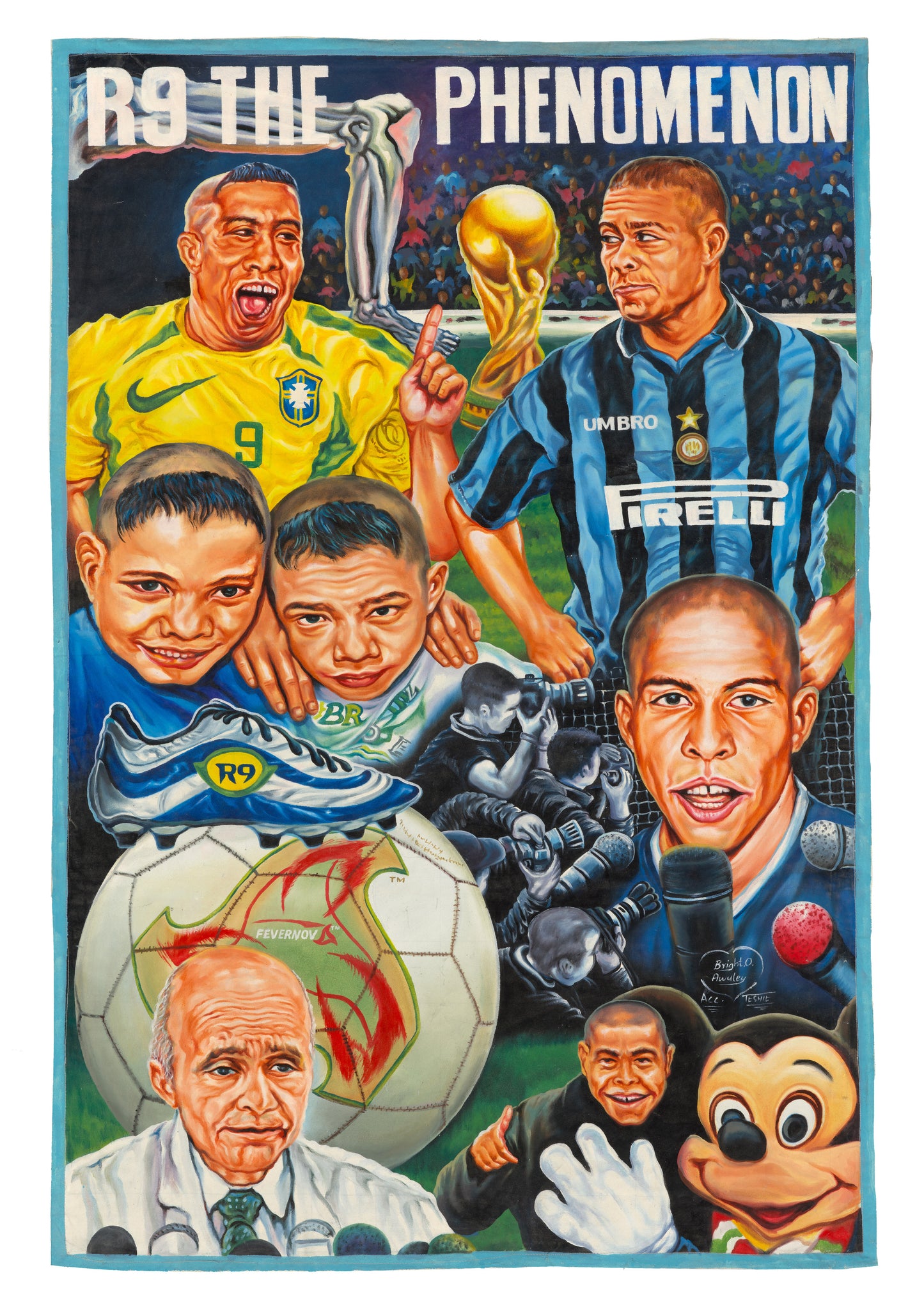 The Phenomenon Ronaldo Deadly Prey Print by Bright Obeng
