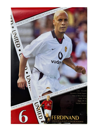 Vintage 2000s Rio Ferdinand Poster