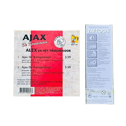 Ajax Champions CD & Temporary Looney Toon Tattoo Pack