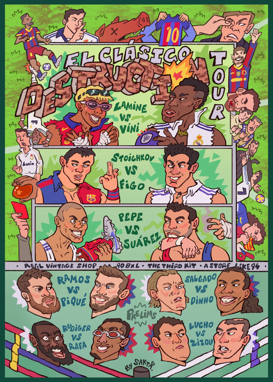 Limited Edition - El Clásico Pop Up Prints by @Rafasakta