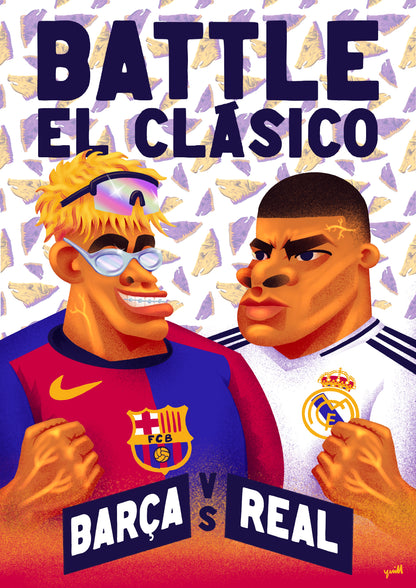 Limited Edition - El Clásico Pop Up Prints by @jmsyllart