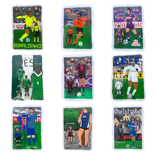 Bootleg Football Figures by Frederik Emil Pallesen