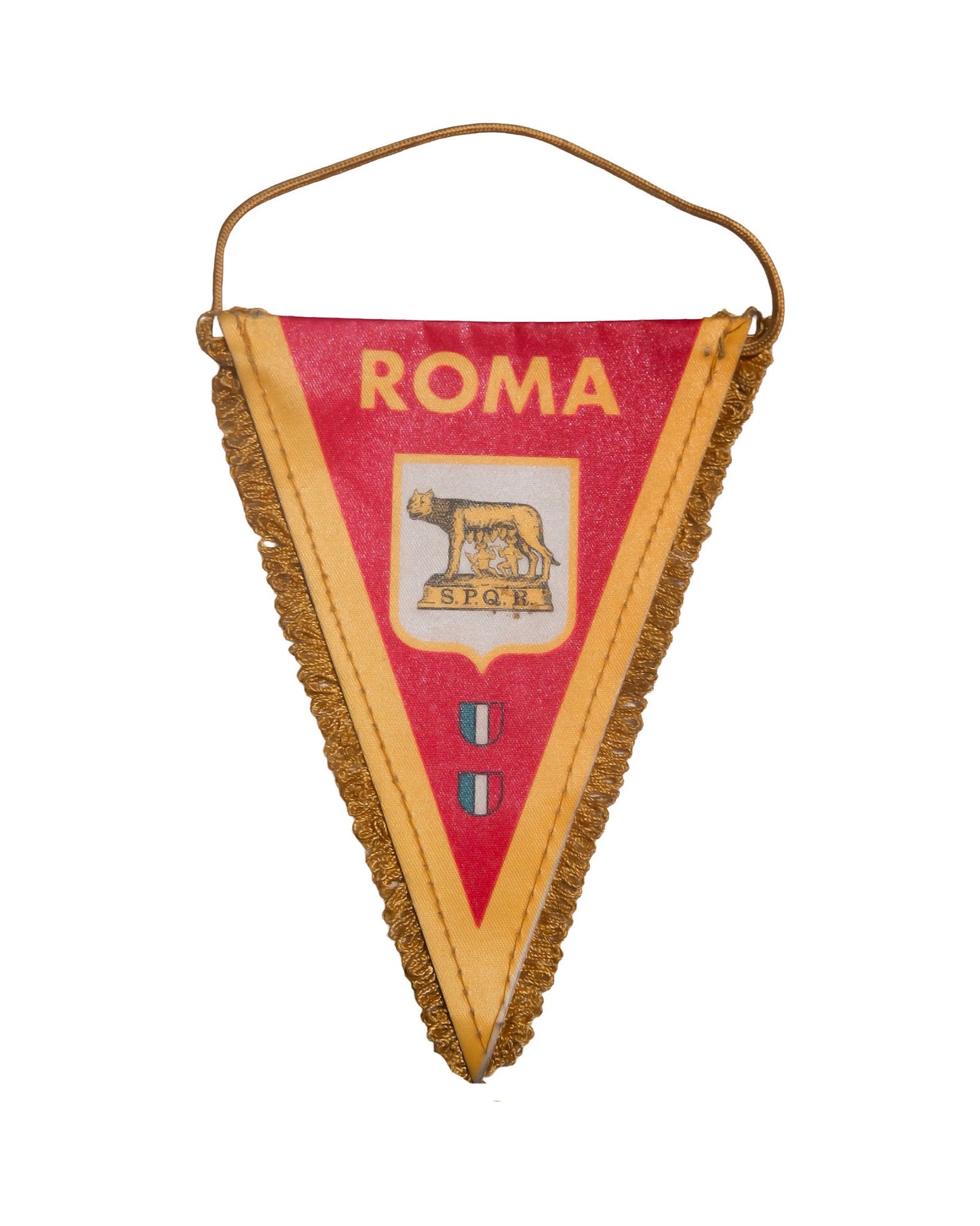 Vintage 80s Roma Pennant