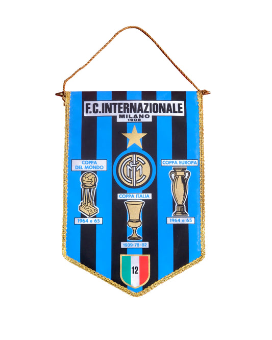 Vintage 80s Inter Milan Pennant