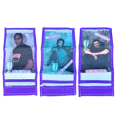 3 x Vintage Real Madrid Dead Stock Wallets